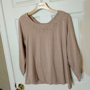 Coldwater Creek beige top